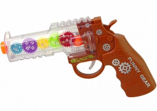 Pistol with Colorful Lights and Sounds for Kids