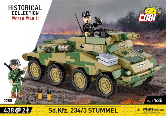 Cobi Historical Collection Armored Vehicle Sd.Kfz. 234/3 Stummel