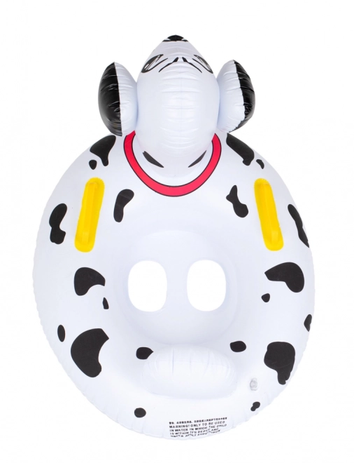 Inflatable Swim Ring with Dalmatian Design for Toddlers