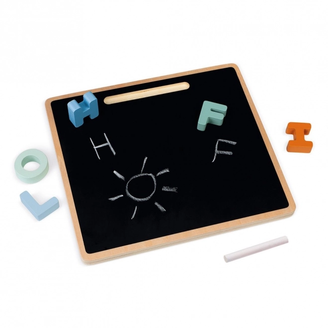 Janod Alphabet Puzzle with Blackboard