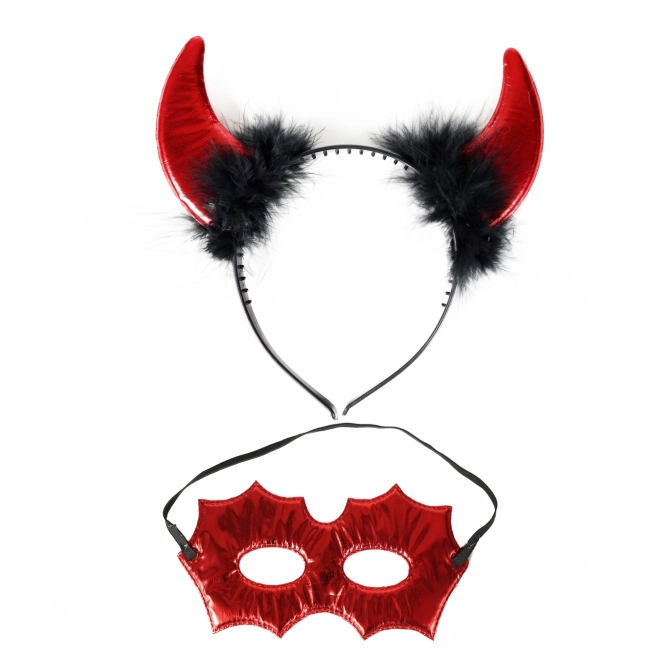 Devil Headband with Mask