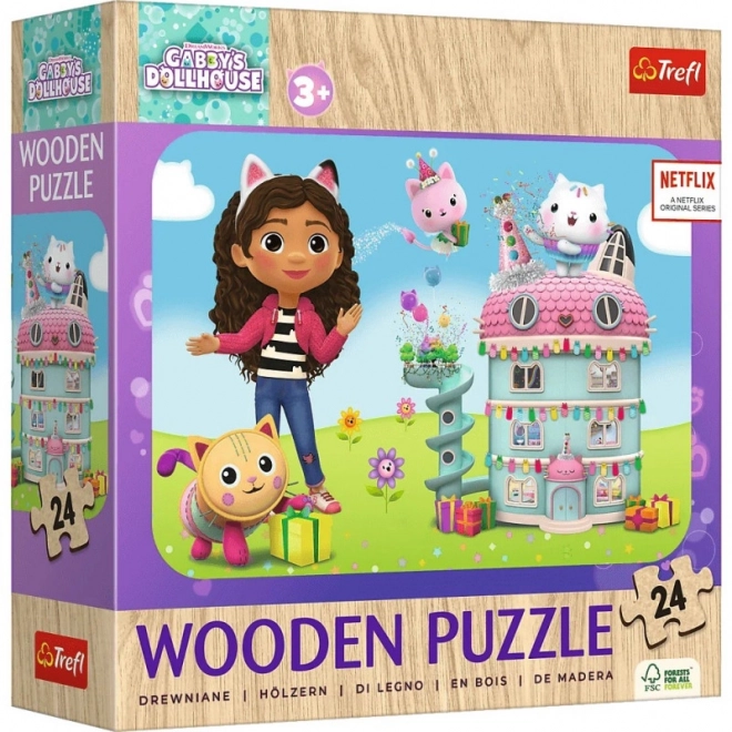 Wooden Puzzle Happy Gabby and Friends