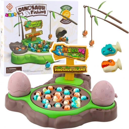 Children's Game Dinosaur Catching with Magnets and Sounds