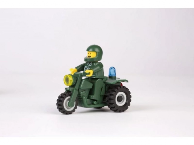 Military Jeep with Cannon Building Set