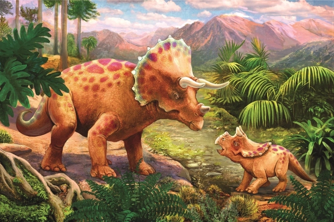 Trefl Mini Puzzle - Amazing Dinosaurs