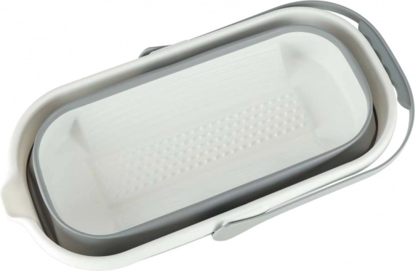 Opvouwbare emmer voor mop met handvat