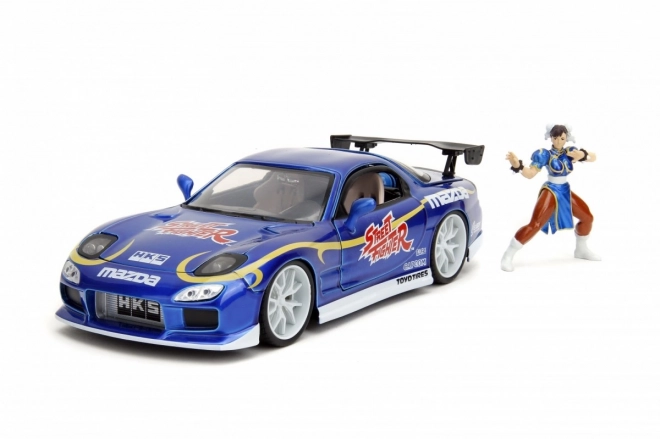 Street Fighter 1993 Mazda RX7 Model by Jada Toys