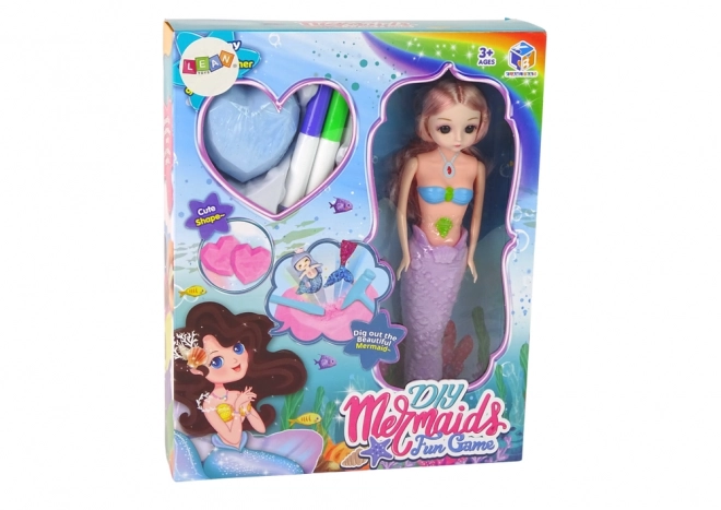 Mermaid Treasure Excavation DIY Set