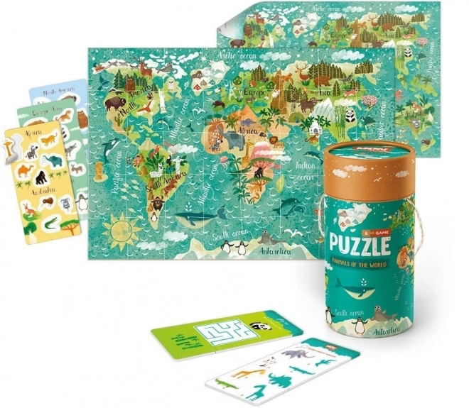 Dodo World Animals Puzzle Set