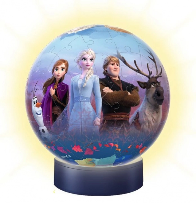 Lighting 3D Puzzle Ball Frozen 2 by Ravensburger