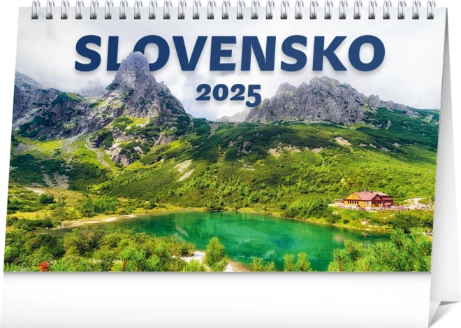 Notique Slovakia Desktop Calendar 2025