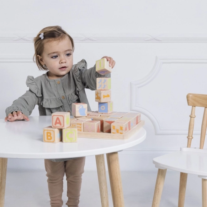 Multifunctional Wooden Alphabet Blocks by Le Toy Van