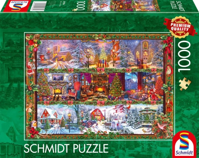 Christmas Greetings Puzzle 1000 Pieces