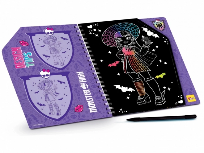 Monster High Scratch Reveal Sketchbook