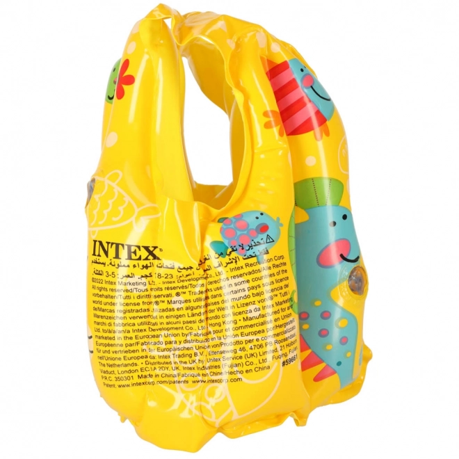 Intex inflatable swimming vest for children 3-5 years