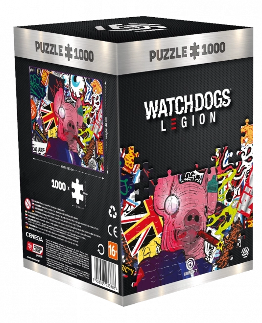 Good Loot Puzzle Watch Dogs: Legion Pig Mask 1000 Pieces