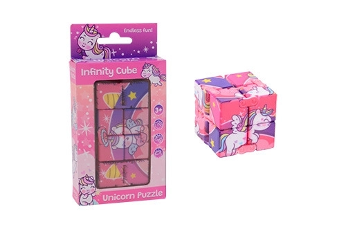 Unicorn Folding Cube Toy