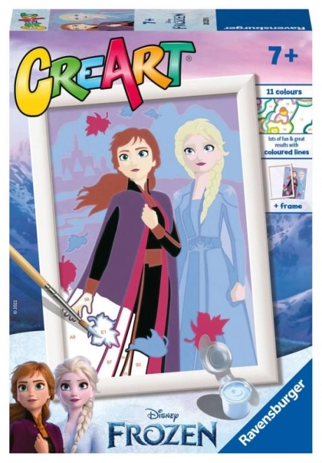 CreArt Disney Frozen Sisters Forever Painting Kit