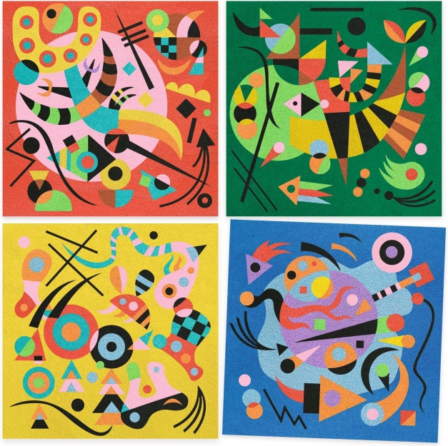 Kit créatif inspiré par Wassily Kandinsky