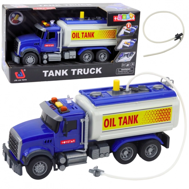 Cistern truck with water and light and sound effects