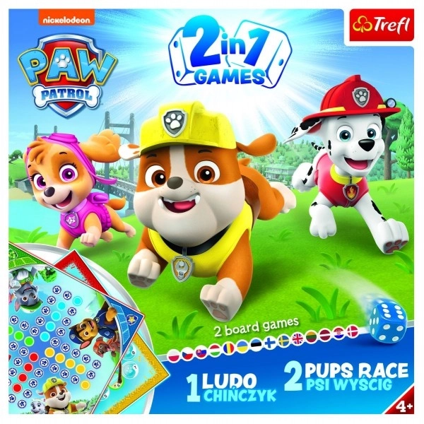 Trefl: 2-in-1 Game - Ludo: Paw Patrol