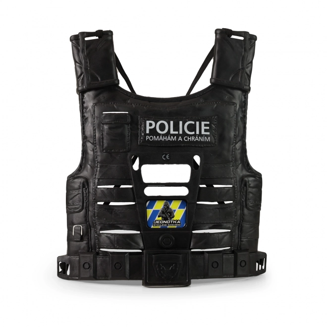 Police Vest with Czech Inscriptions and Accessories