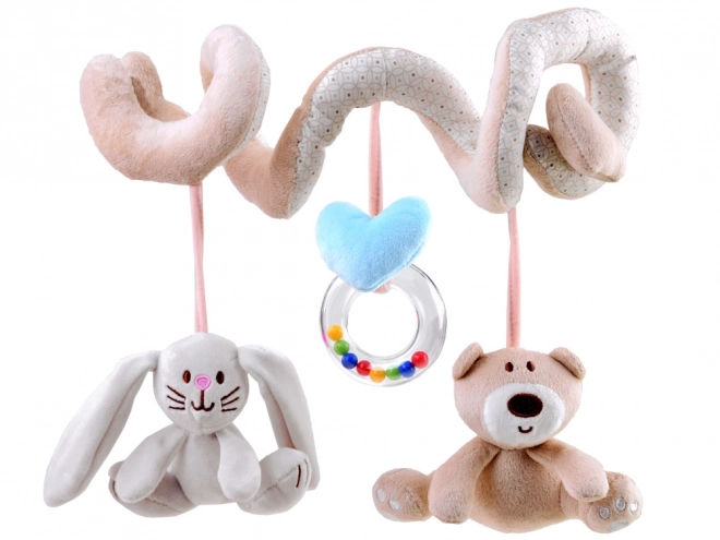 Plush Crib and Stroller Spiral with Toys