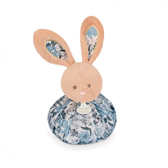 Blue Cuddly Bunny 3-in-1 Toy and Blanket