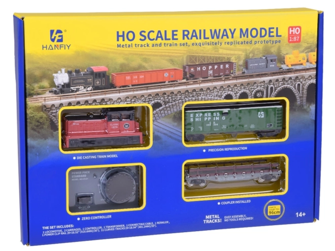 Classic Electric Train Set with Controller H0 Scale