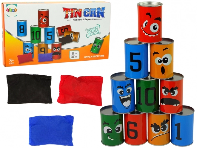 Tin Can Toss Game for Kids