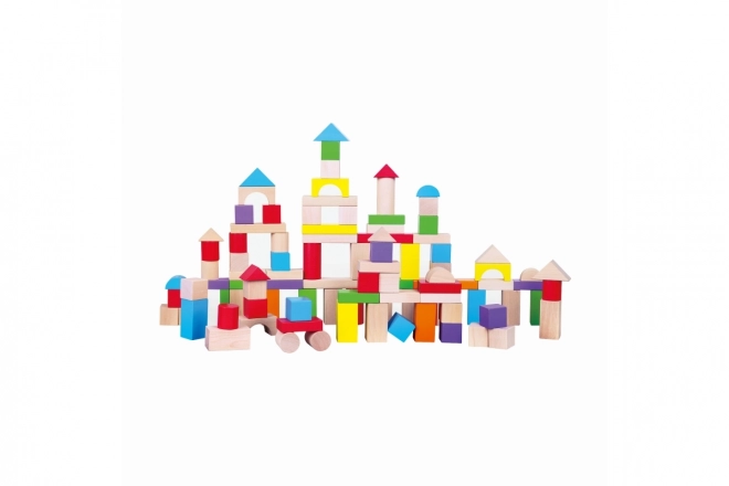 Wooden Building Blocks Set