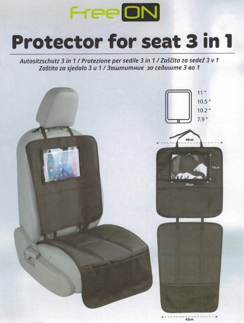 Car Seat Protector 3-in-1