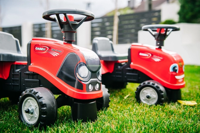 Red Ride-on Tractor with Trailer and Tools