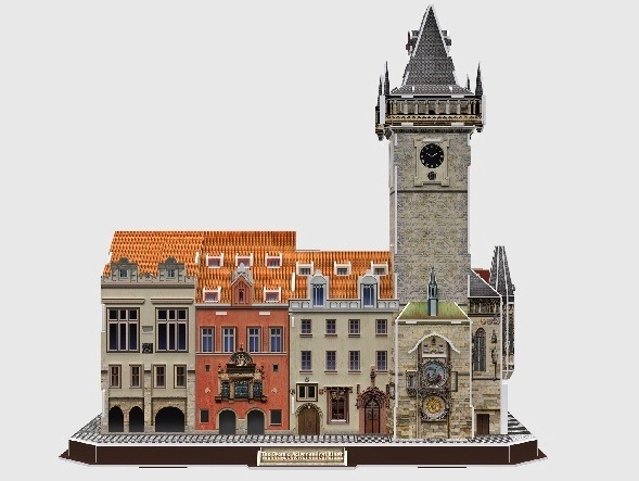 CubicFun 3D Puzzle Prague Astronomical Clock with Town Hall