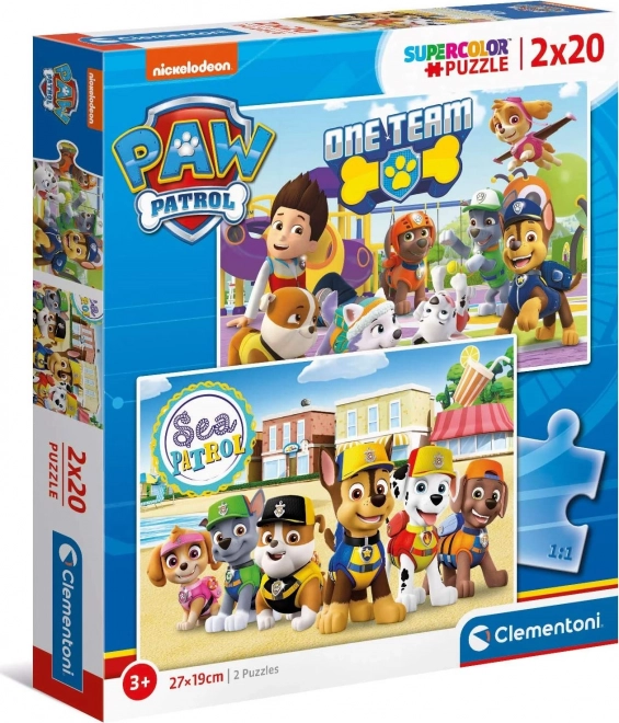 Paw Patrol Team Puzzle Set