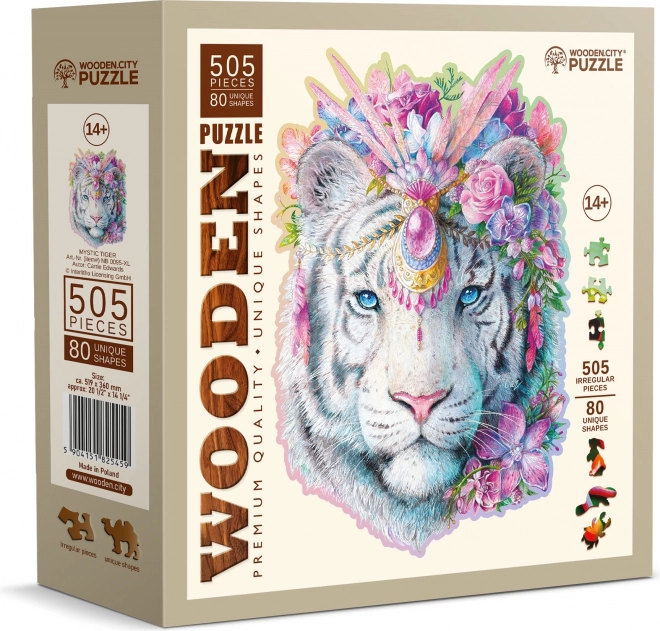 Wooden Puzzle Mystical Tiger by Wooden City