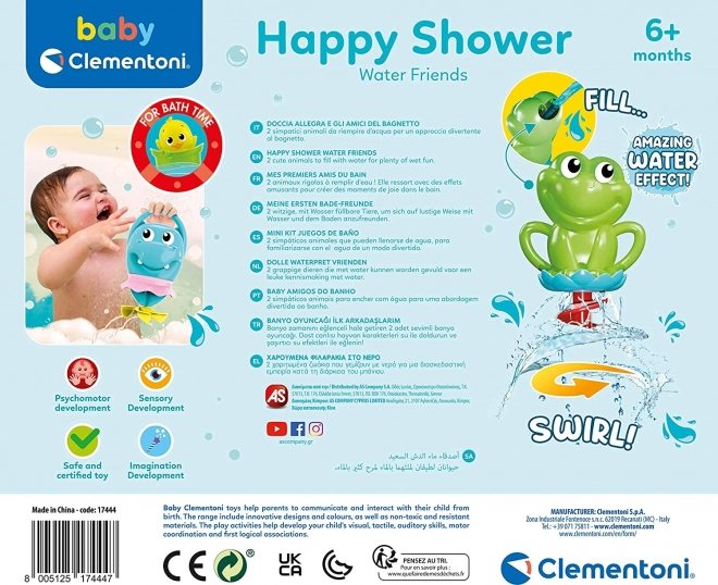 Clementoni Baby Water Friends: Playful Shower