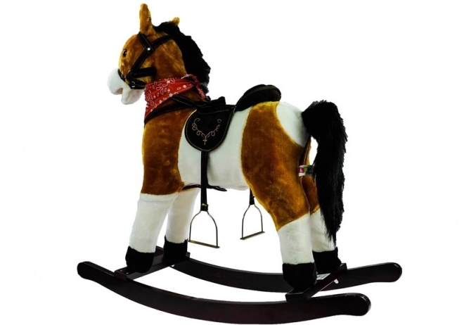 Rocking Horse Light Brown with Movement and Sound