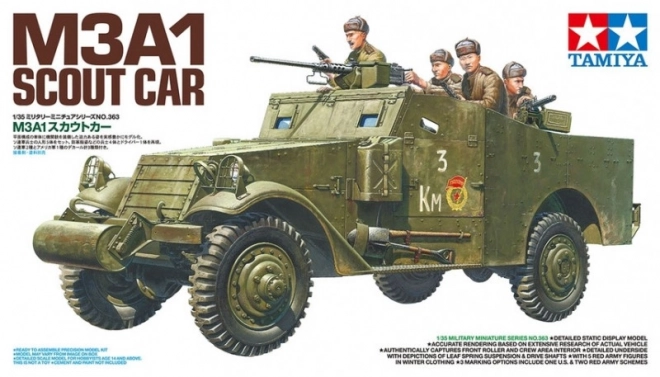 Plastic Model M3A1 Scout Car