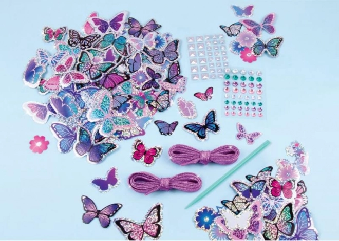 Decorative Shoe Stickers Butterfly Bling