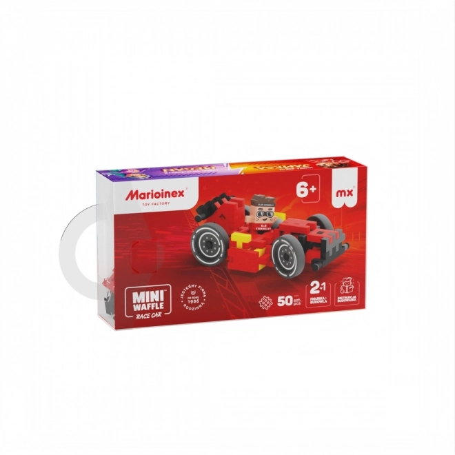 Mini Waffle Racing Car Set Red