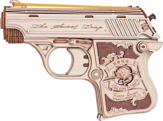 3D Wooden Puzzle Mini Gun Justice Guard
