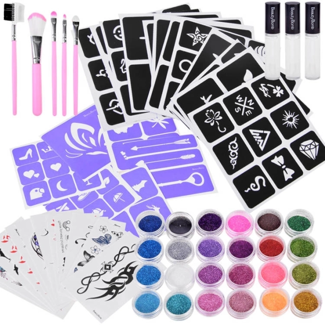 Glitter Tattoo Kit for Kids