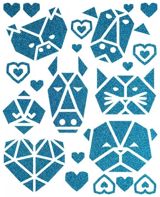 Cute Animals Iron-on Patch Large Sheet