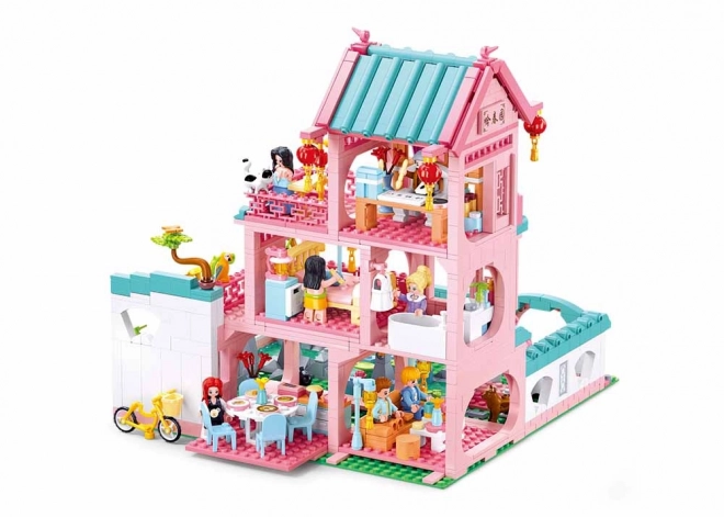 Sluban girl's dream Chinese villa playset