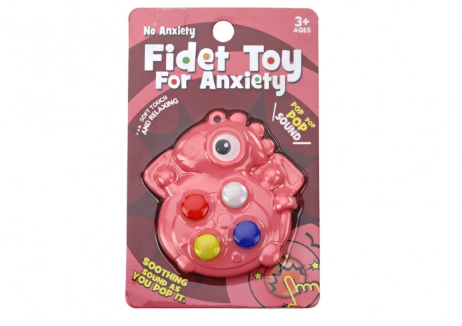 Pink Dinosaur Stress Relief Pop It Toy