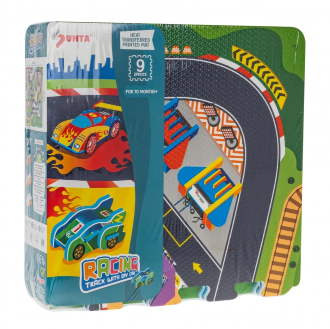 Racing Track Foam Puzzle Mat for Kids 10m+ with Assemble Car