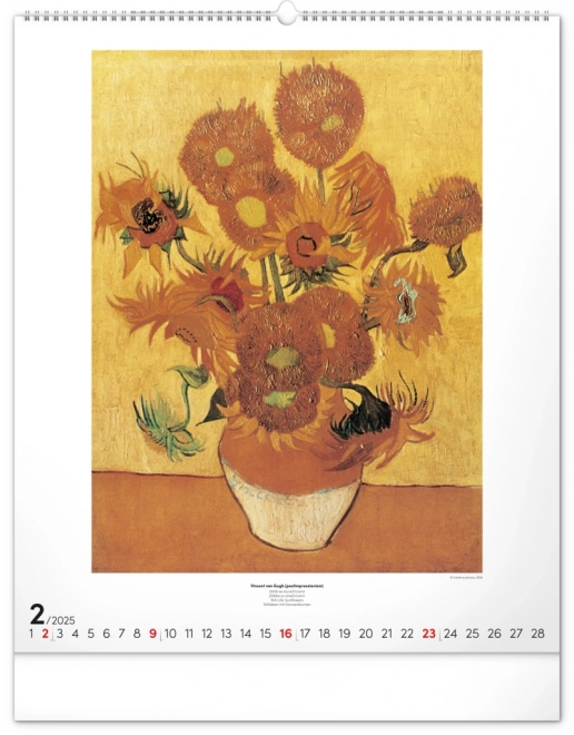 Notique Wall Calendar Impressionism 2025