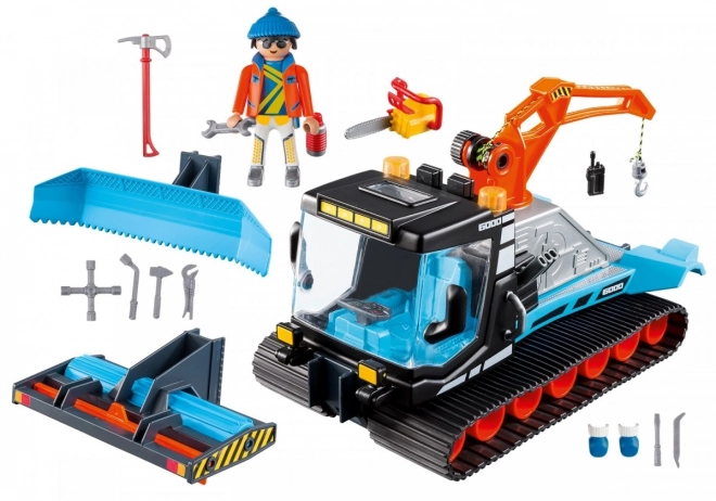 Snow Groomer Figurine Set