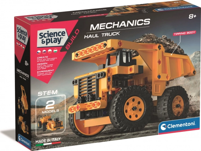 Clementoni Science & Play Mechanical Laboratory Mining Vehicles 2-in-1